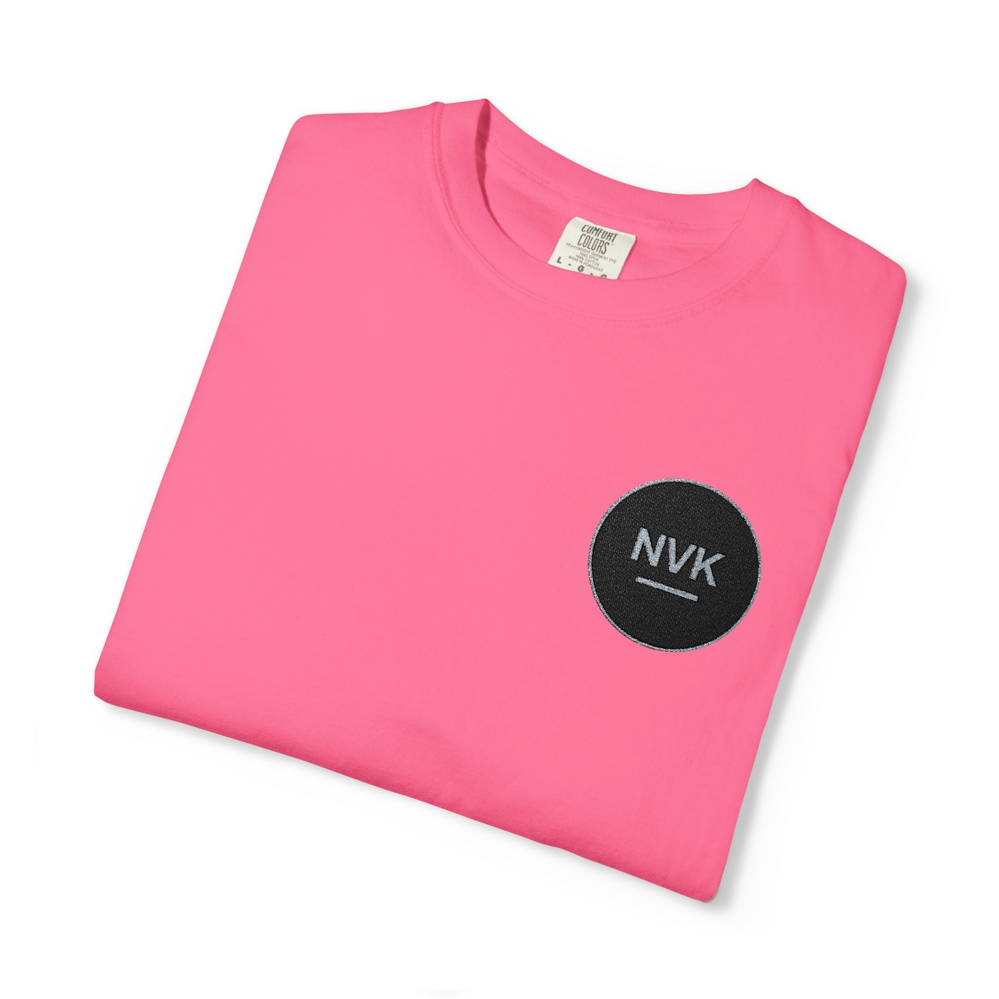 NVK MINIMAL LOGO TEE™ — Heavyweight Garment-Dyed Essential