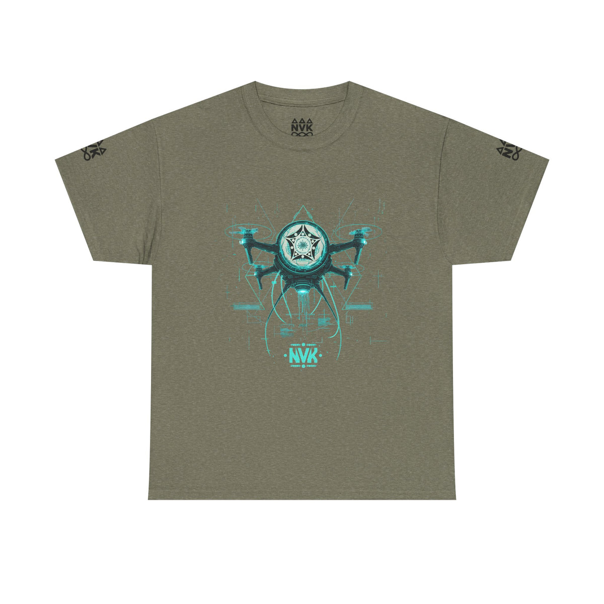 NVK ALIEN DRONE EMBLEM TEE™ — Futuristic Tech Graphic