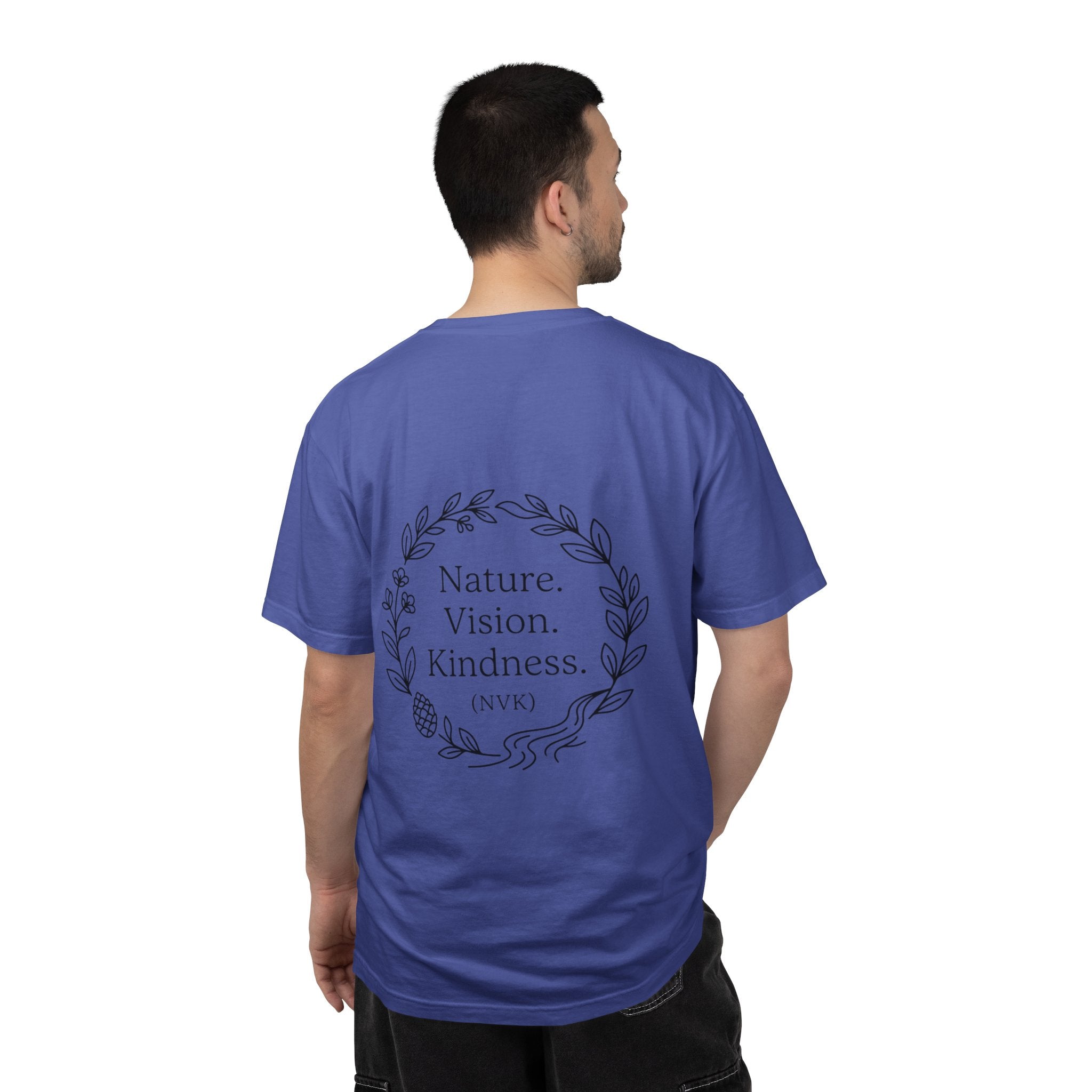 NVK NATURE VISION KINDNESS TEE™ — Floral Wreath Graphic