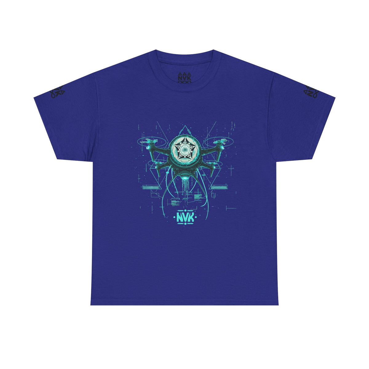 NVK ALIEN DRONE EMBLEM TEE™ — Futuristic Tech Graphic