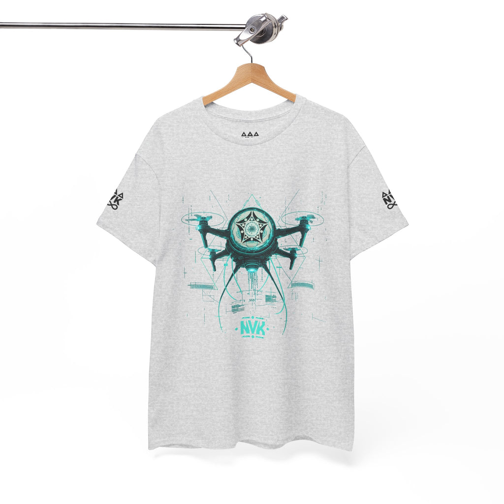 NVK ALIEN DRONE EMBLEM TEE™ — Futuristic Tech Graphic