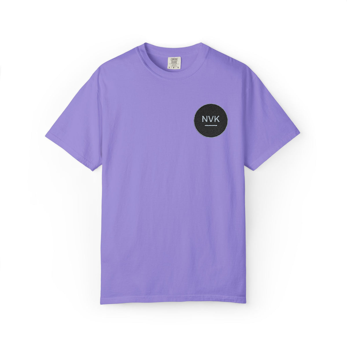 NVK MINIMAL LOGO TEE™ — Heavyweight Garment-Dyed Essential