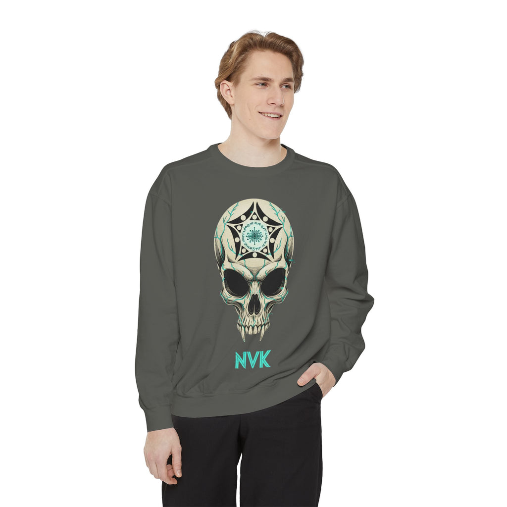 NVK BUGA SPHERE SKULL SWEATSHIRT™ — Graphic Crewneck