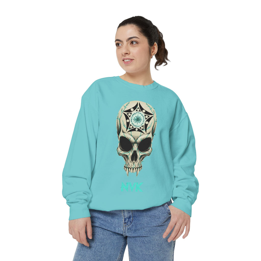 NVK BUGA SPHERE SKULL SWEATSHIRT™ — Graphic Crewneck