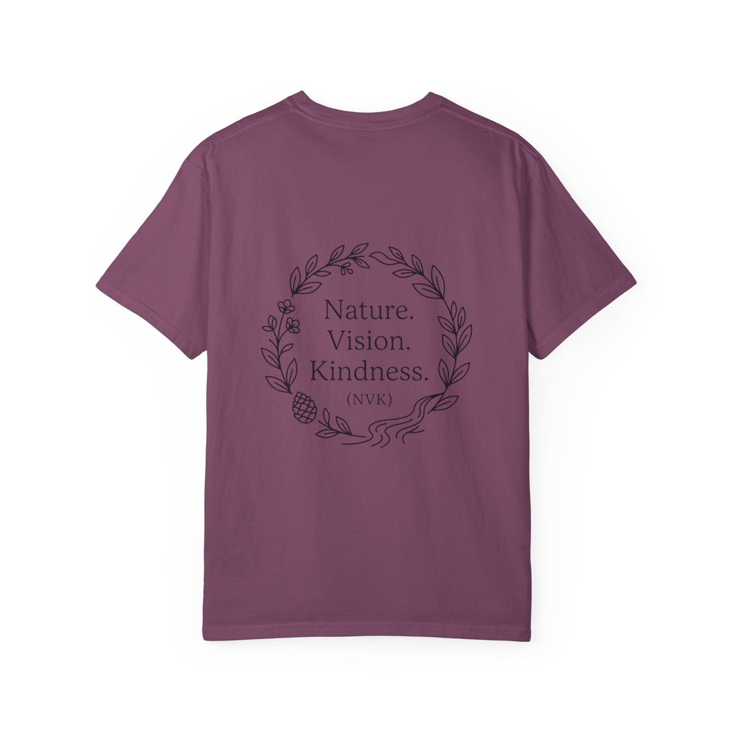 NVK NATURE VISION KINDNESS TEE™ — Floral Wreath Graphic