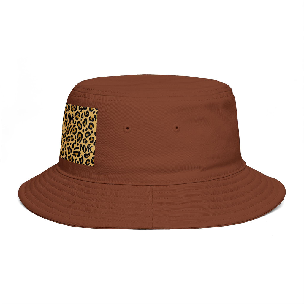 NVK LEOPARD BUCKET HAT™ — Brown Safari Print Sun Hat