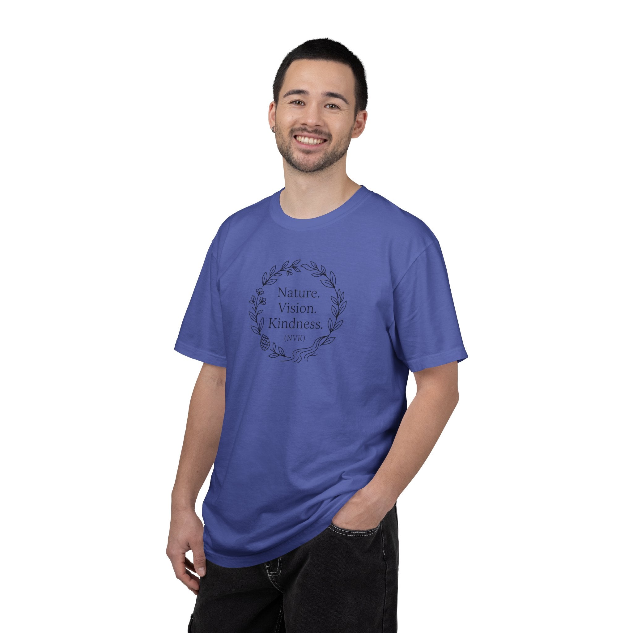 NVK NATURE VISION KINDNESS TEE™ — Floral Wreath Graphic