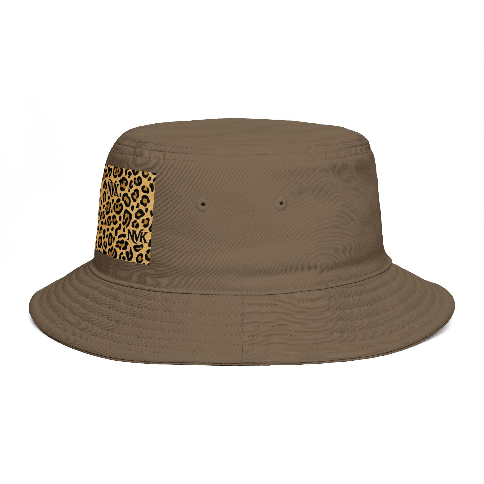NVK LEOPARD BUCKET HAT™ — Brown Safari Print Sun Hat