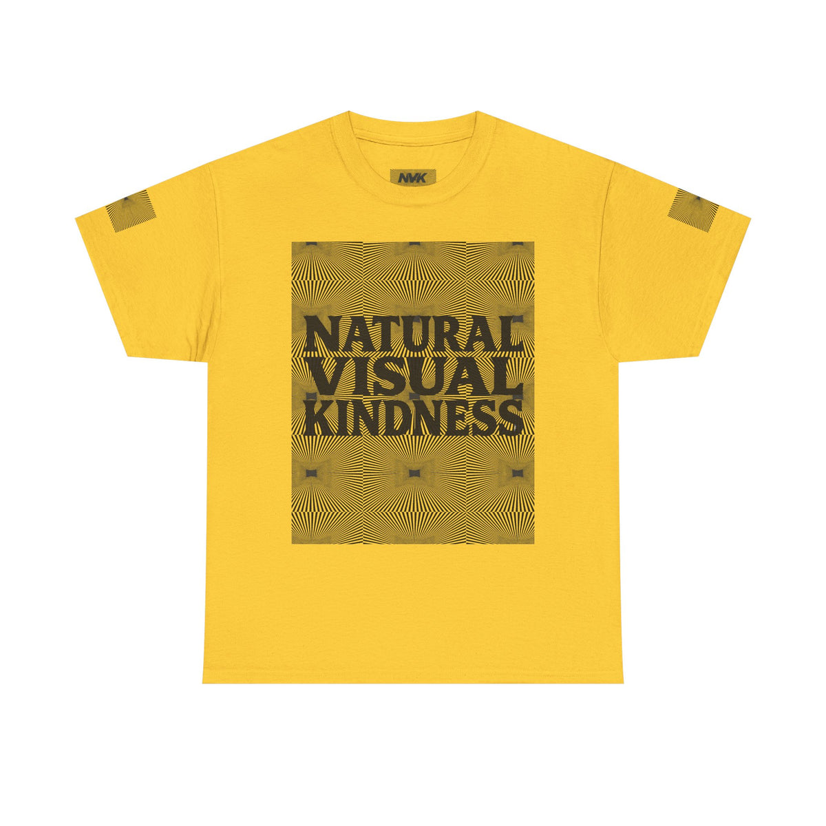 NVK NATURAL VISUAL KINDNESS TEE™ — Optical Art Graphic