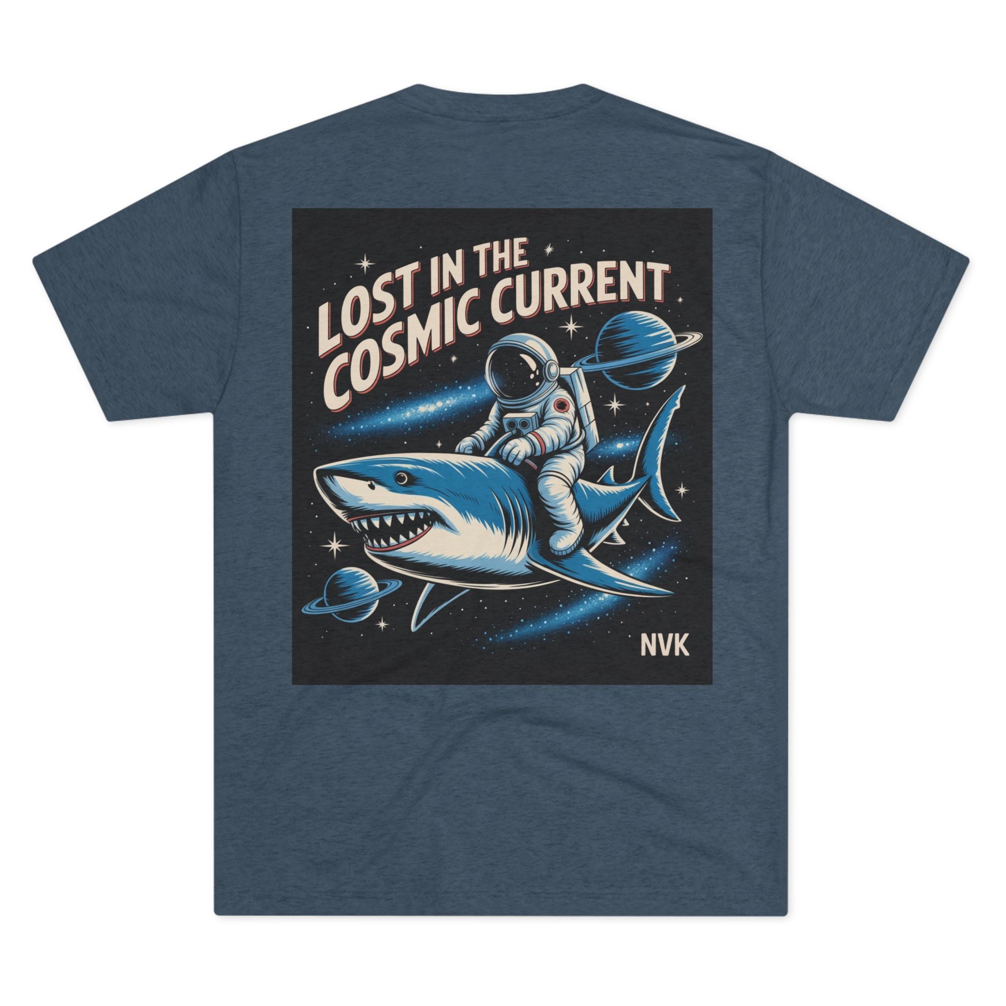 NVK COSMIC CURRENT TEE™ — Unisex Tri-Blend Graphic