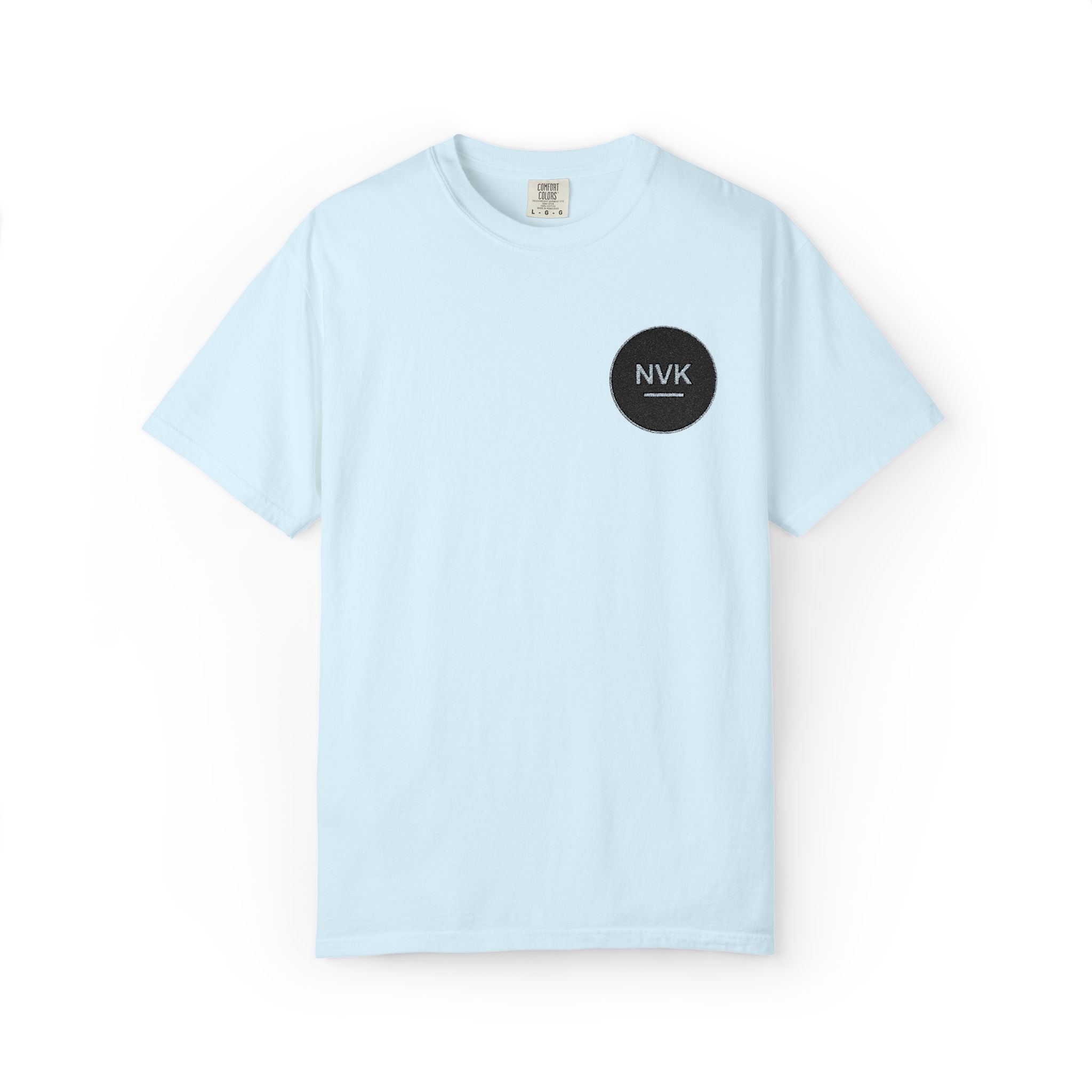 NVK MINIMAL LOGO TEE™ — Heavyweight Garment-Dyed Essential