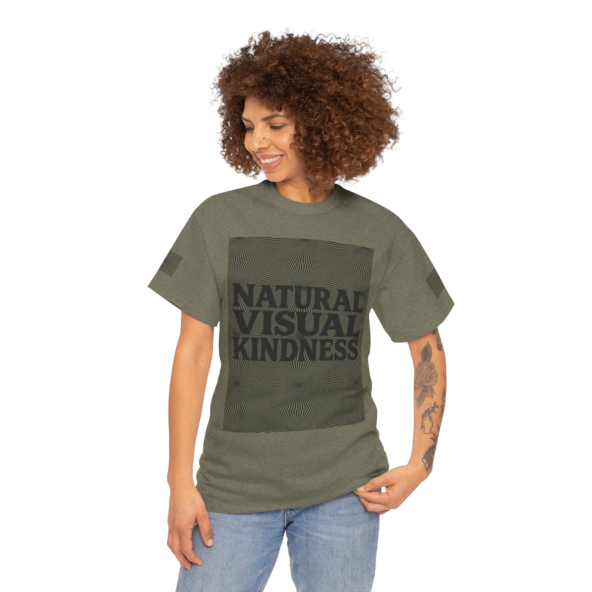 NVK NATURAL VISUAL KINDNESS TEE™ — Optical Art Graphic