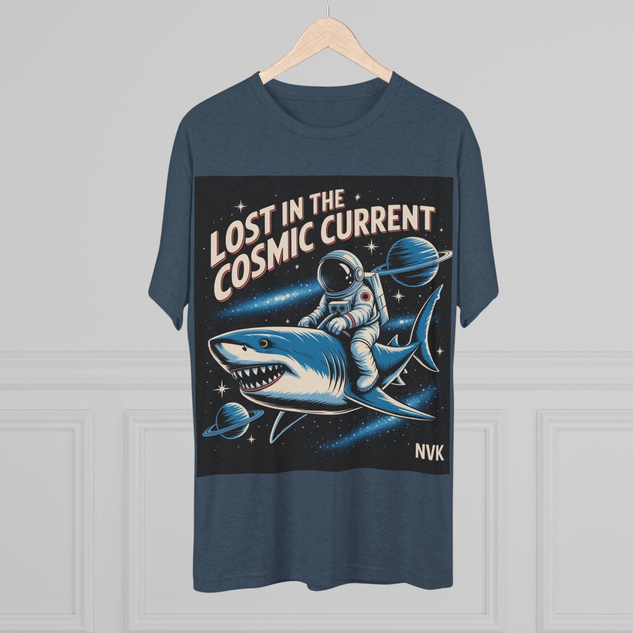 NVK COSMIC CURRENT TEE™ — Unisex Tri-Blend Graphic