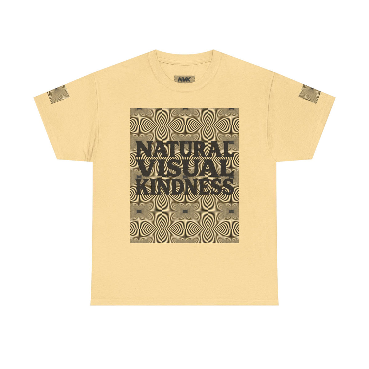 NVK NATURAL VISUAL KINDNESS TEE™ — Optical Art Graphic