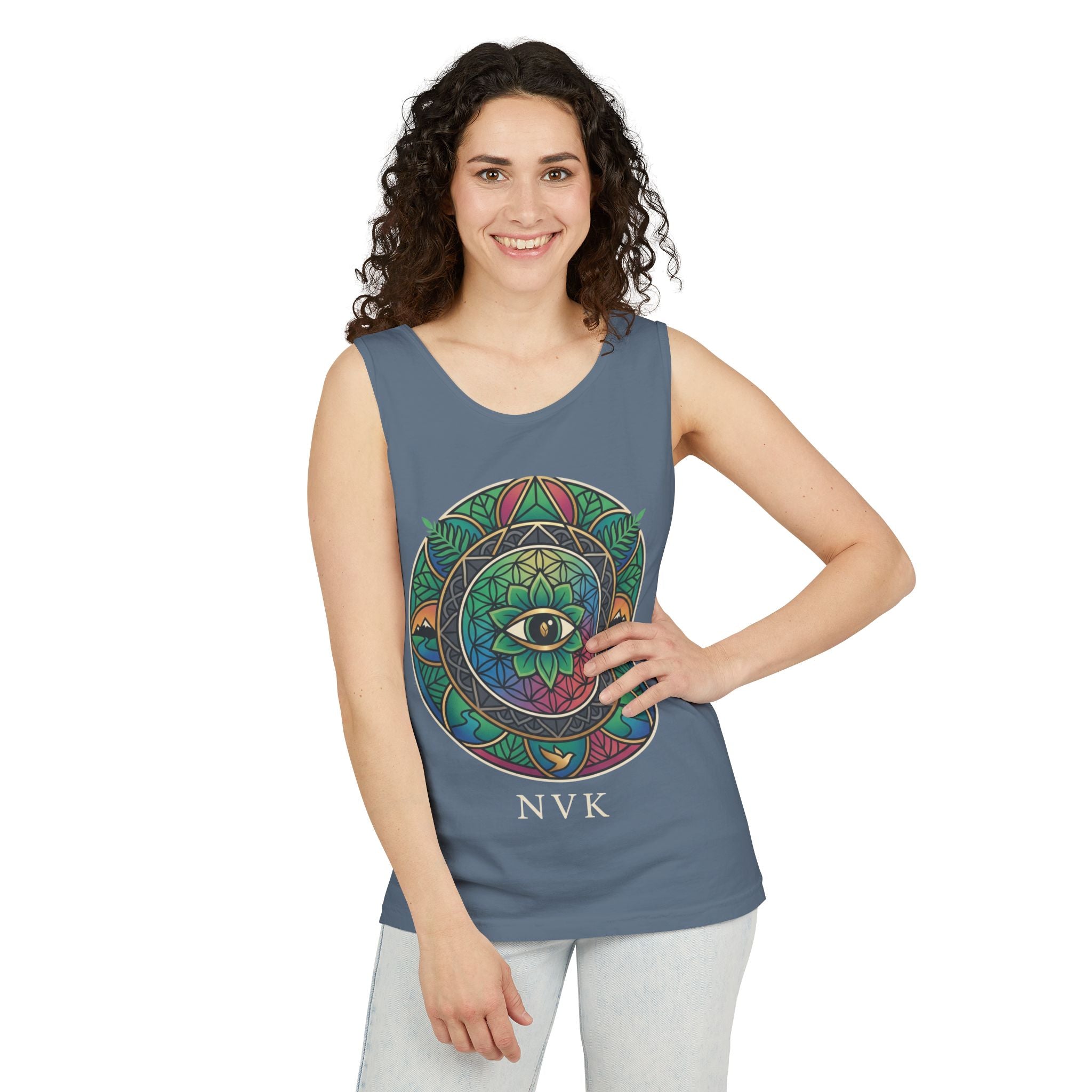 NVK MANDALA EYE TANK™ — Unisex Spiritual Graphic