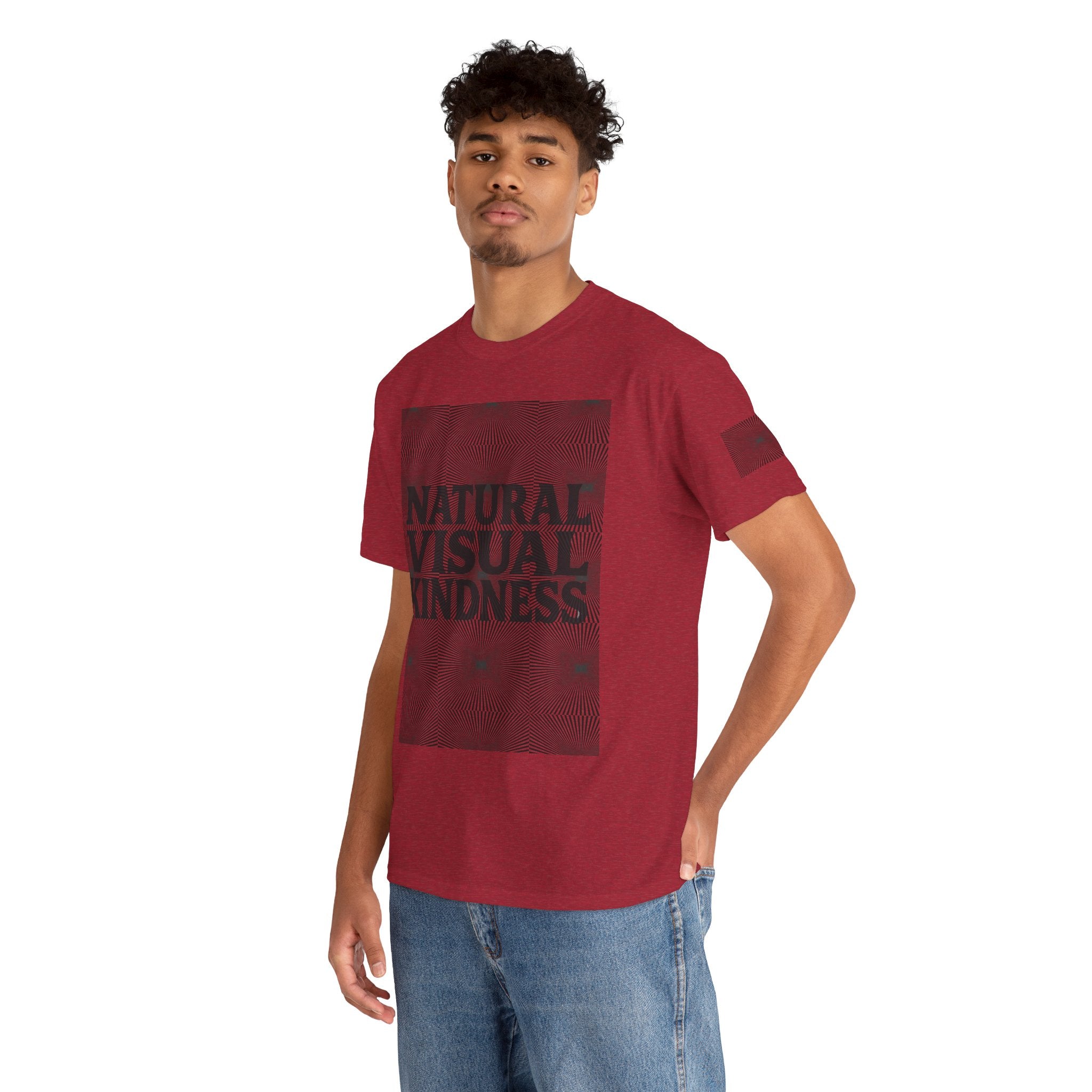 NVK NATURAL VISUAL KINDNESS TEE™ — Optical Art Graphic