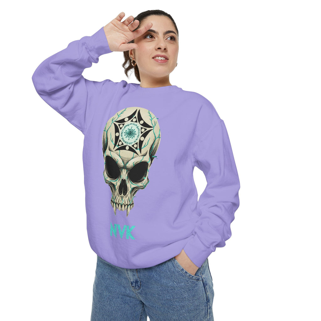 NVK BUGA SPHERE SKULL SWEATSHIRT™ — Graphic Crewneck