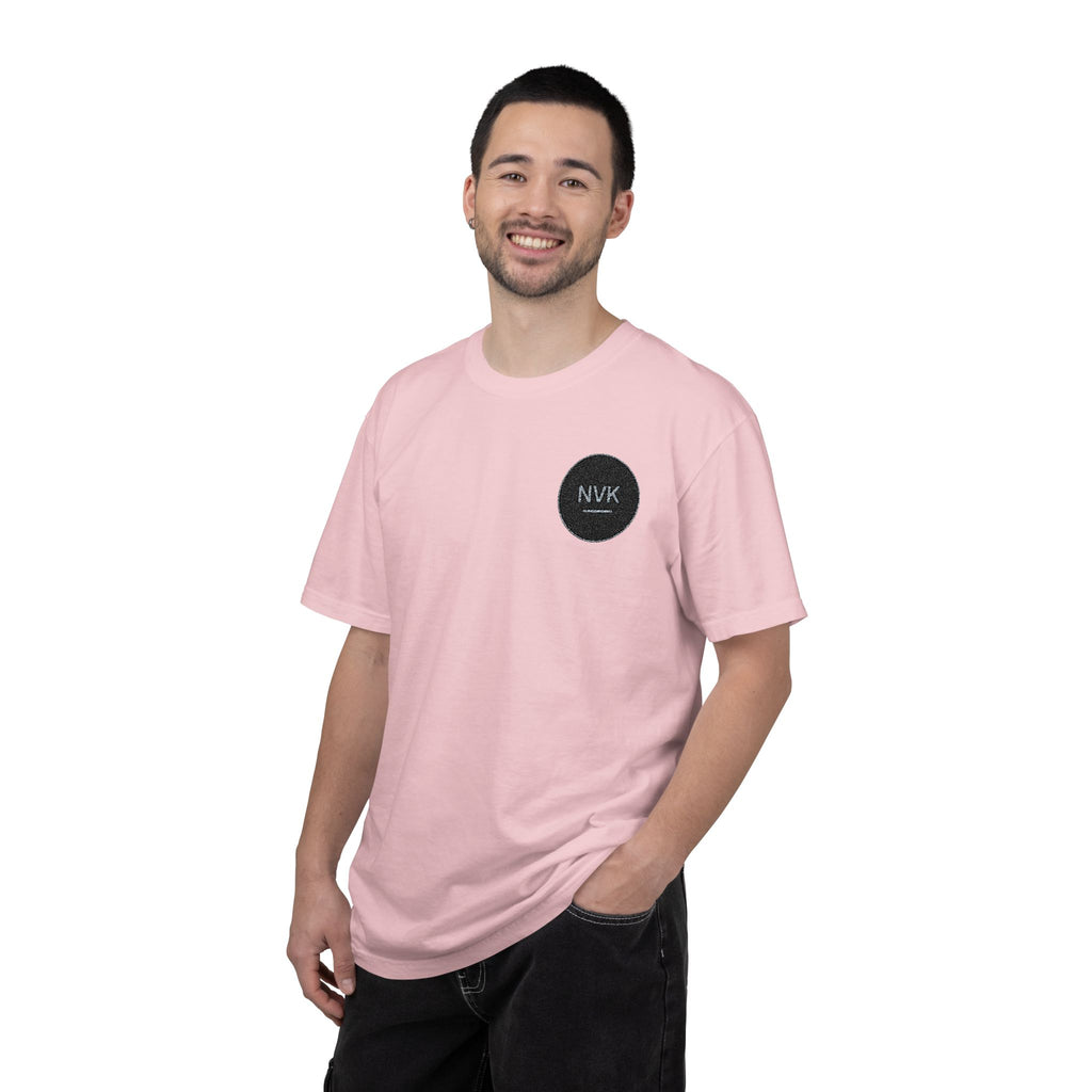 NVK MINIMAL LOGO TEE™ — Heavyweight Garment-Dyed Essential