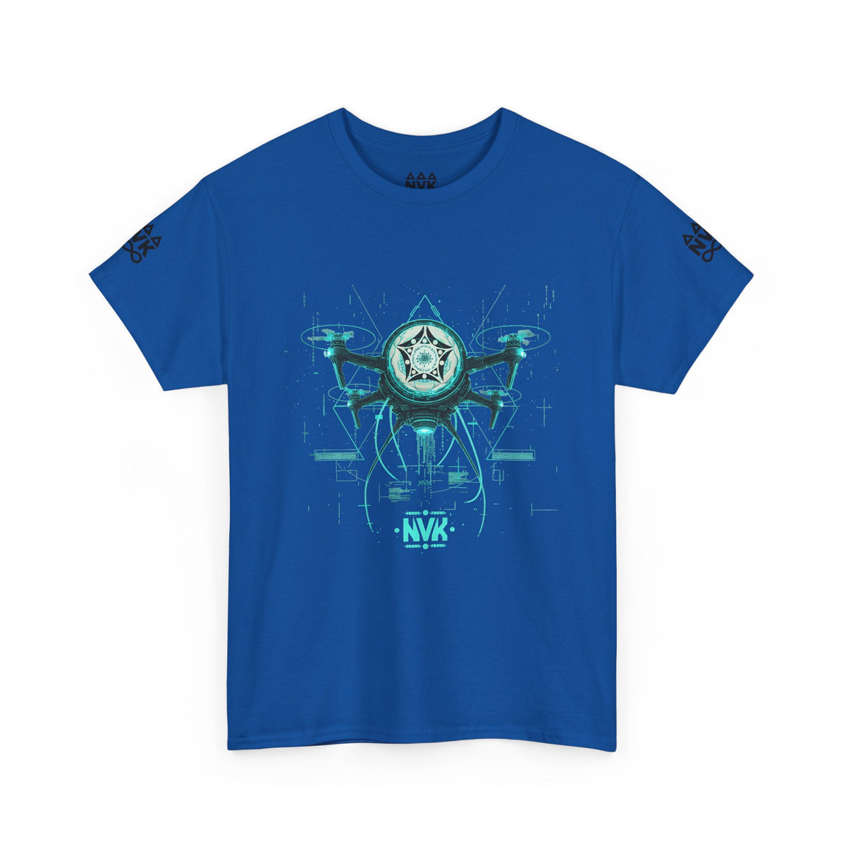 NVK ALIEN DRONE EMBLEM TEE™ — Futuristic Tech Graphic