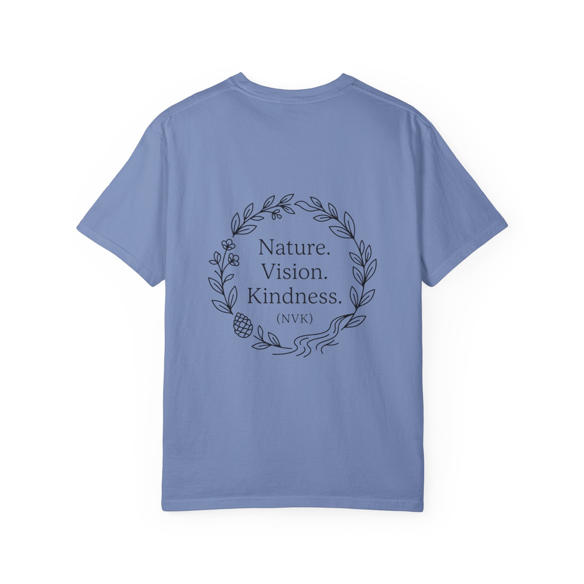 NVK NATURE VISION KINDNESS TEE™ — Floral Wreath Graphic