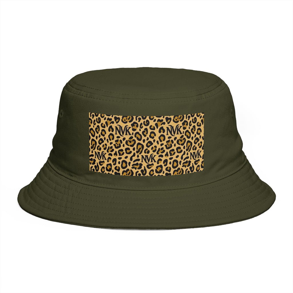 NVK LEOPARD BUCKET HAT™ — Brown Safari Print Sun Hat
