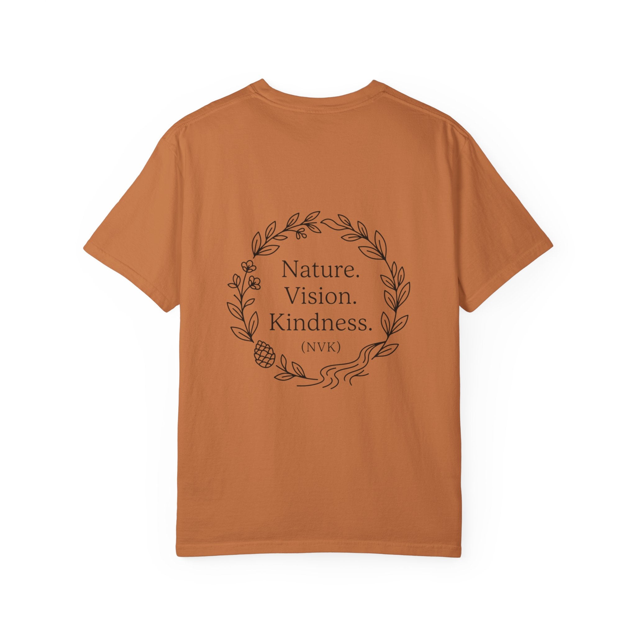 NVK NATURE VISION KINDNESS TEE™ — Floral Wreath Graphic