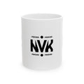 NVK Focus Ceramic Mug — Motivational Coffee Cup (11oz, 15oz)