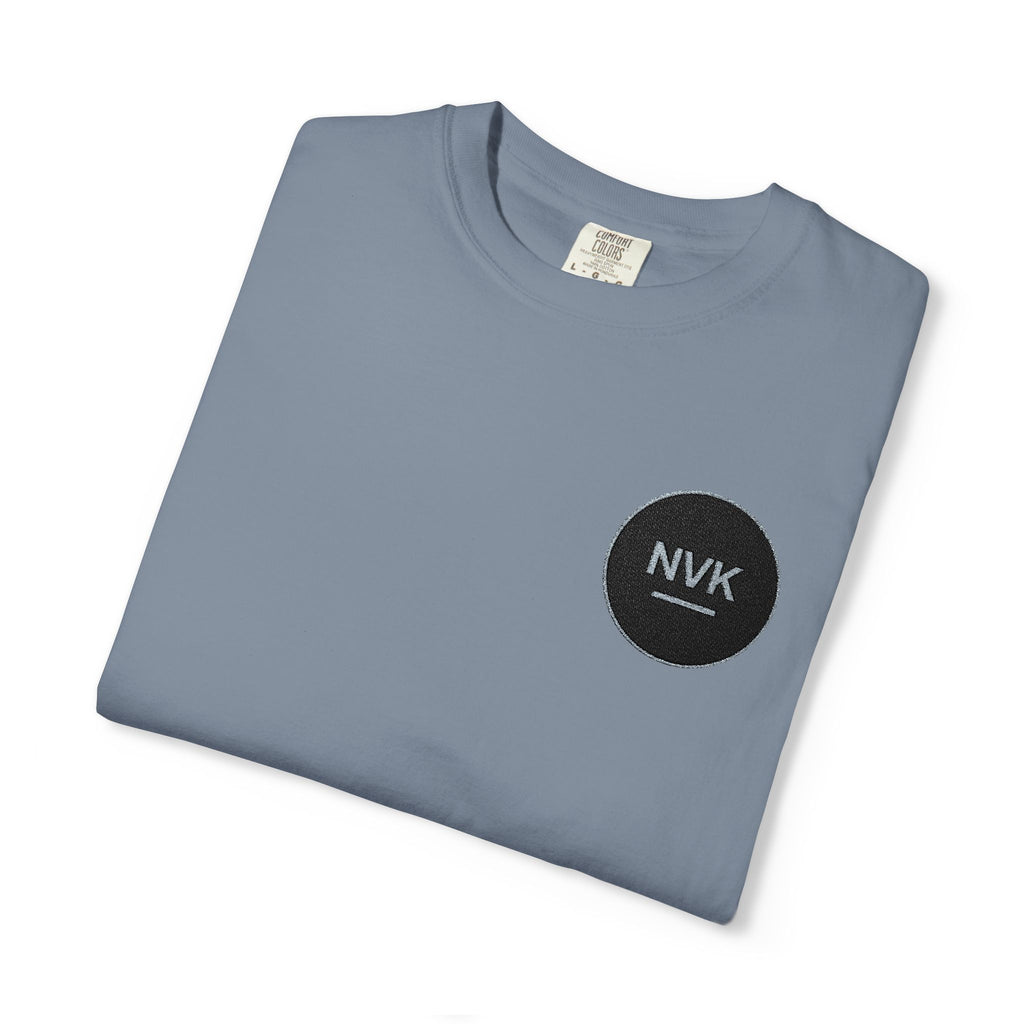 NVK MINIMAL LOGO TEE™ — Heavyweight Garment-Dyed Essential