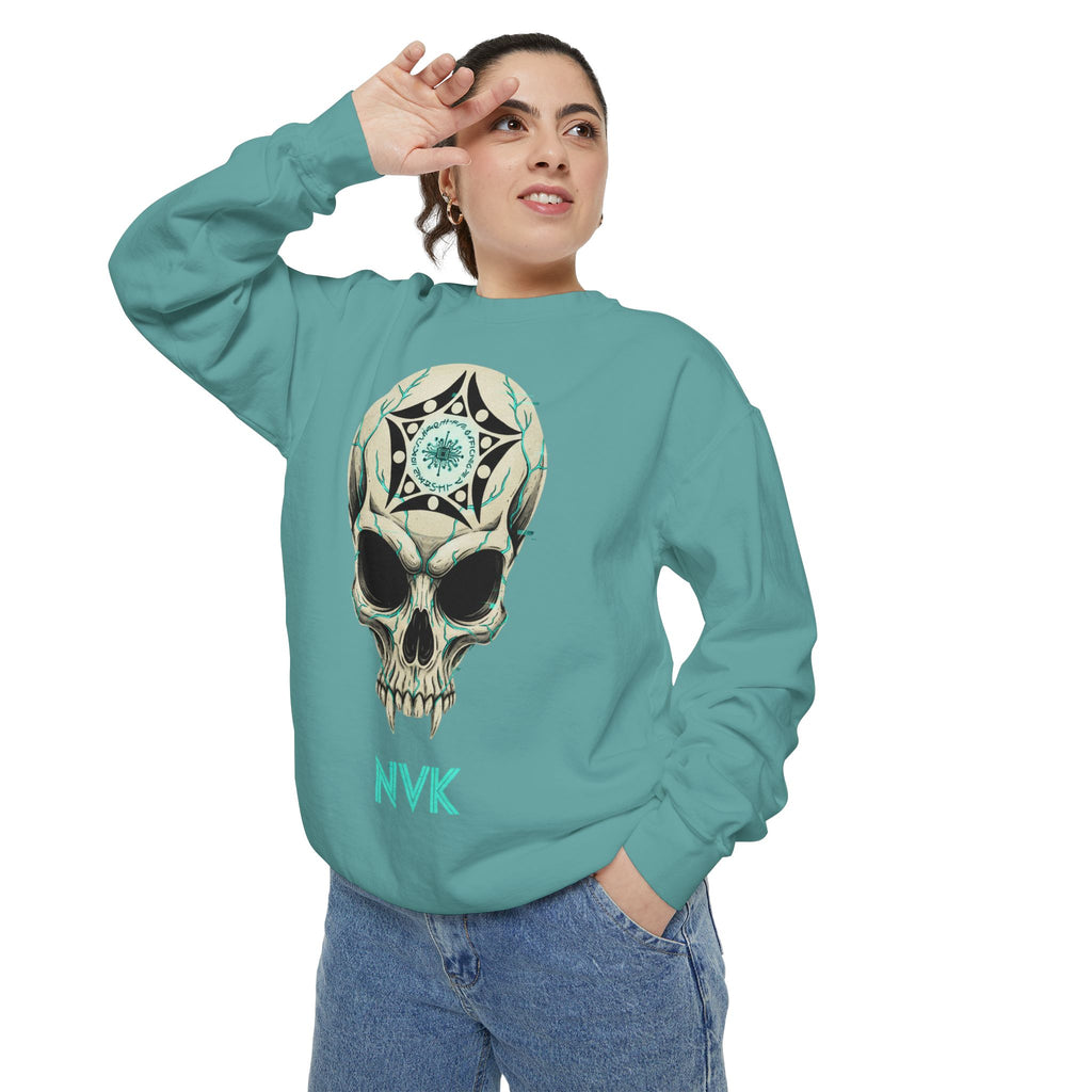 NVK BUGA SPHERE SKULL SWEATSHIRT™ — Graphic Crewneck