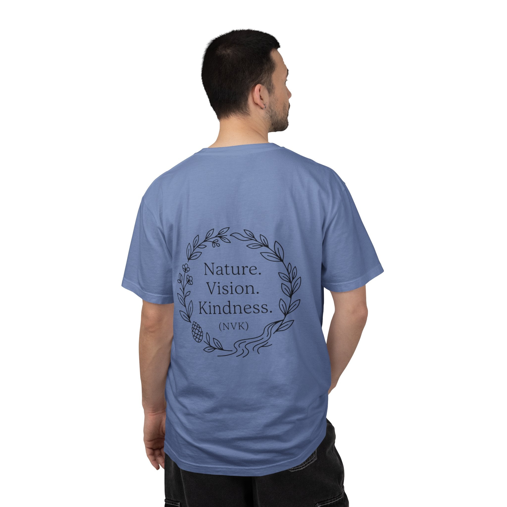 NVK NATURE VISION KINDNESS TEE™ — Floral Wreath Graphic