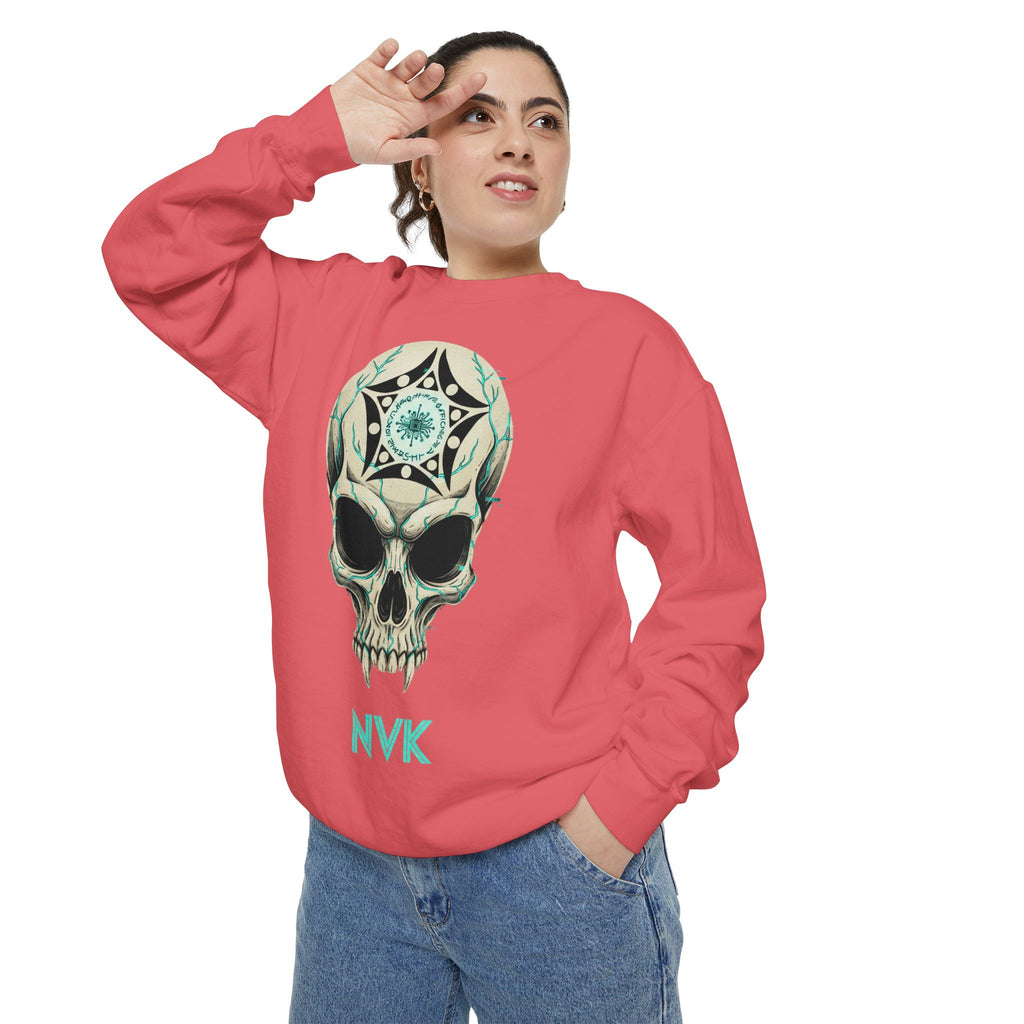 NVK BUGA SPHERE SKULL SWEATSHIRT™ — Graphic Crewneck