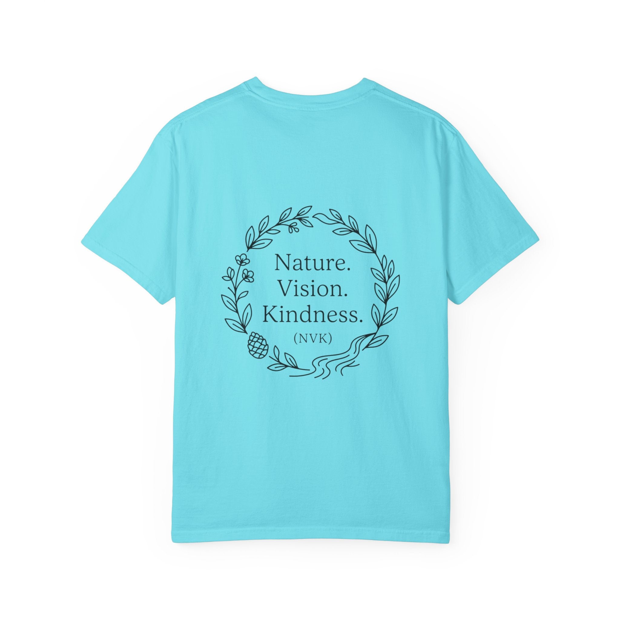 NVK NATURE VISION KINDNESS TEE™ — Floral Wreath Graphic