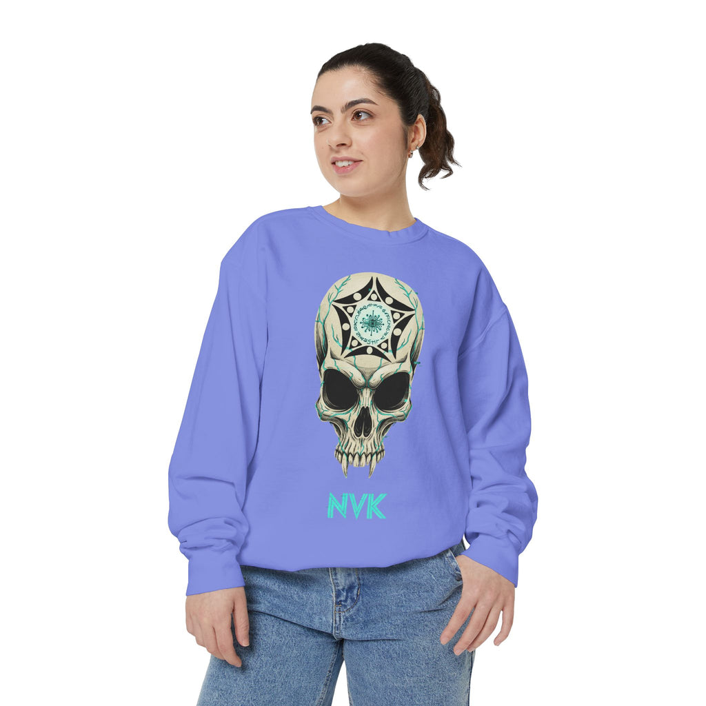 NVK BUGA SPHERE SKULL SWEATSHIRT™ — Graphic Crewneck