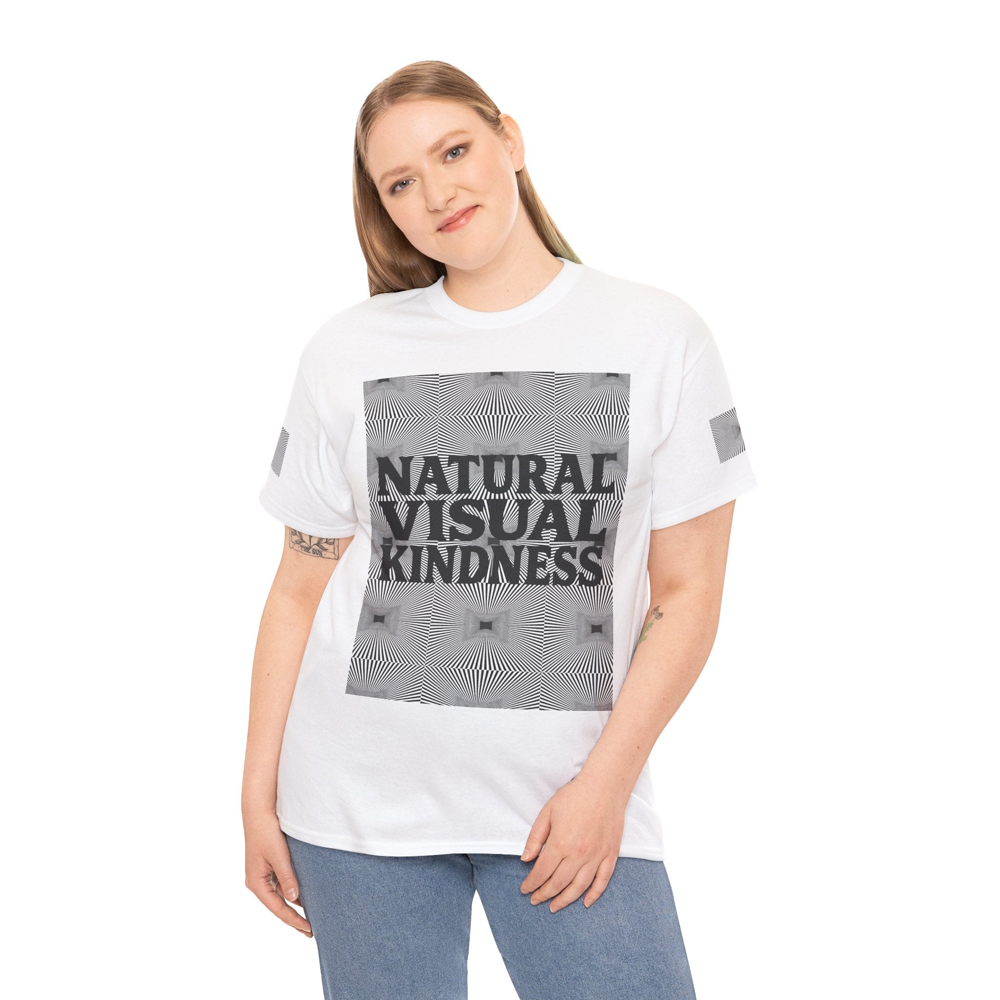 NVK NATURAL VISUAL KINDNESS TEE™ — Optical Art Graphic