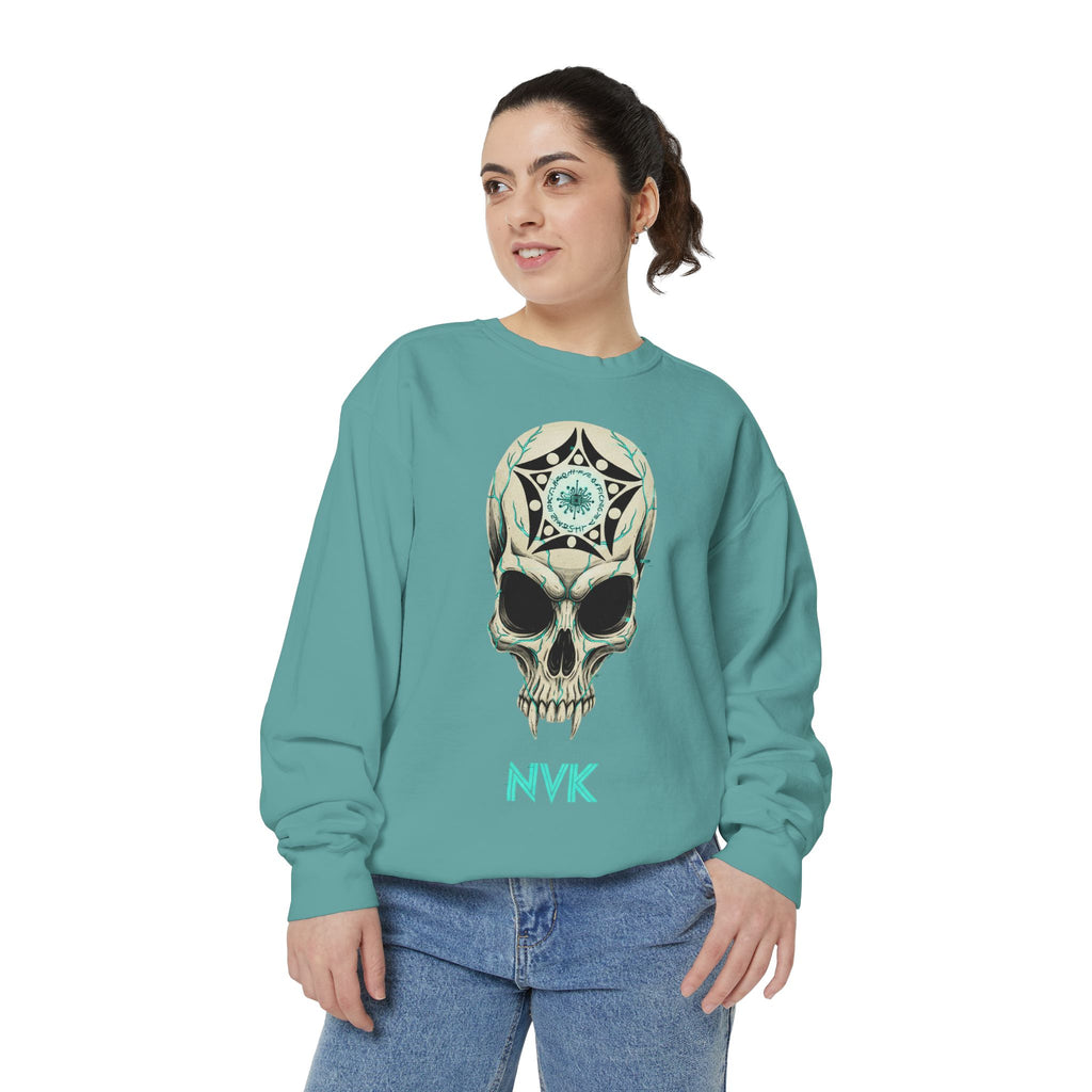 NVK BUGA SPHERE SKULL SWEATSHIRT™ — Graphic Crewneck