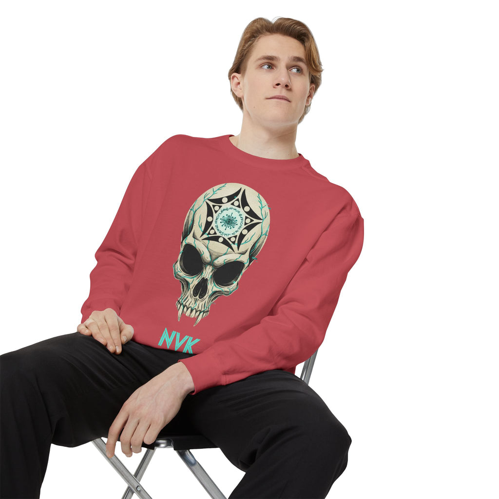 NVK BUGA SPHERE SKULL SWEATSHIRT™ — Graphic Crewneck