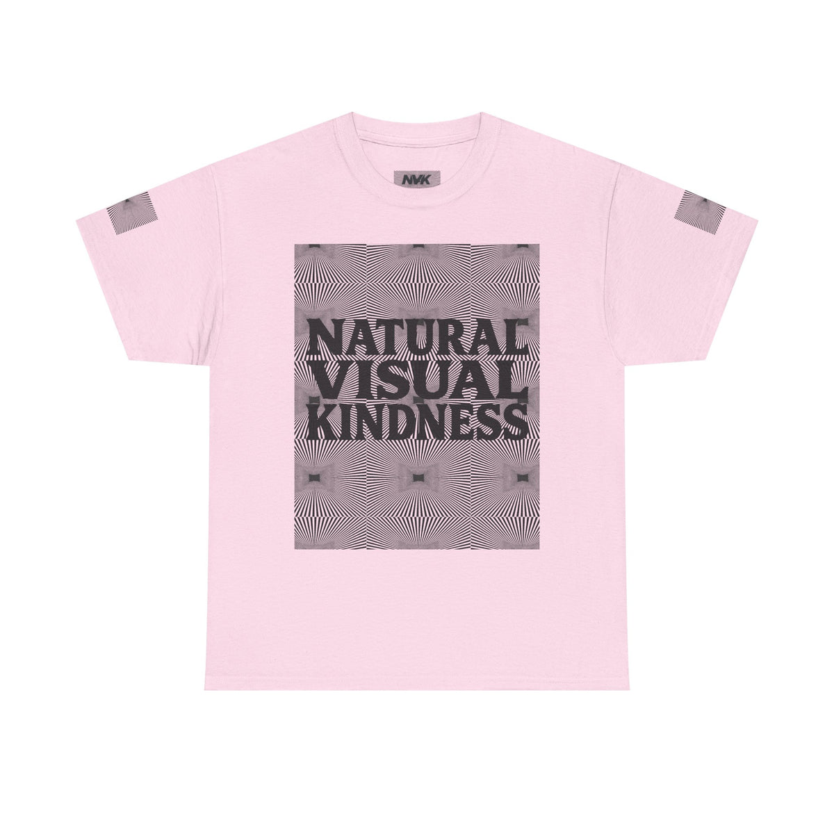 NVK NATURAL VISUAL KINDNESS TEE™ — Optical Art Graphic