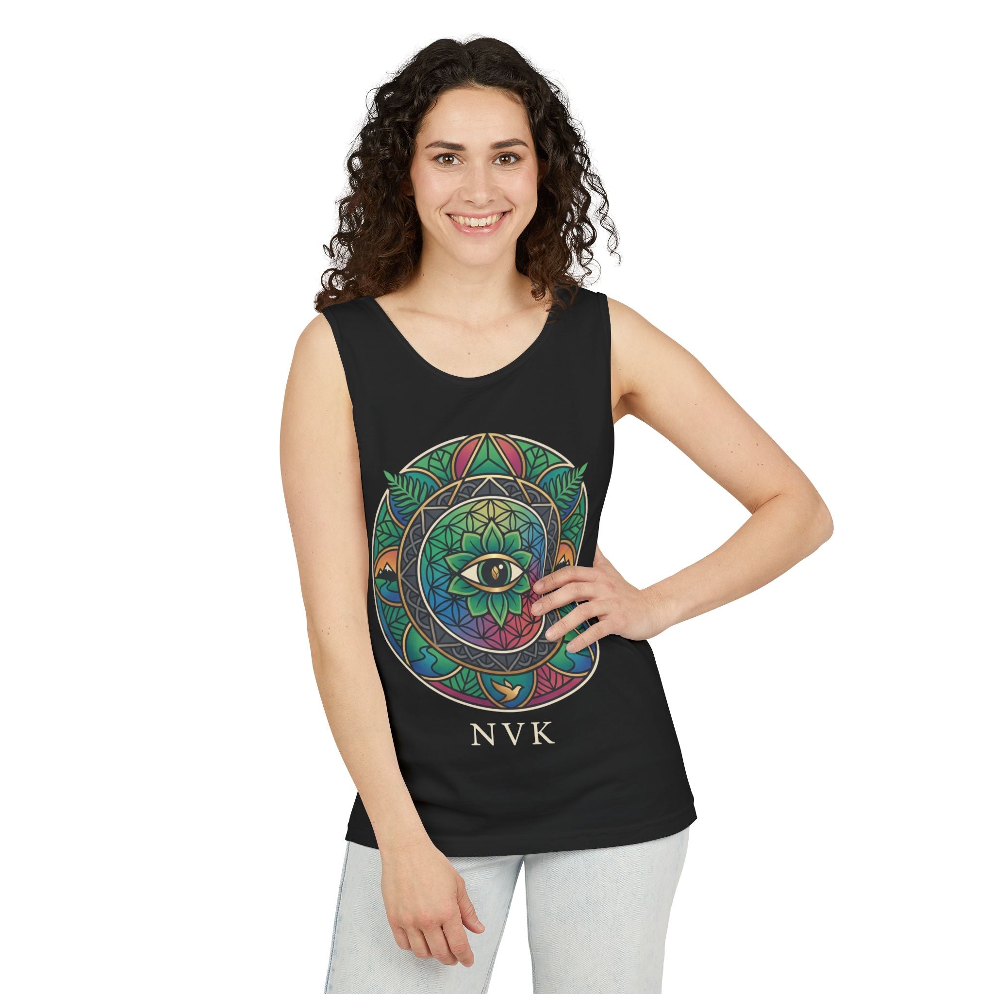 NVK MANDALA EYE TANK™ — Unisex Spiritual Graphic