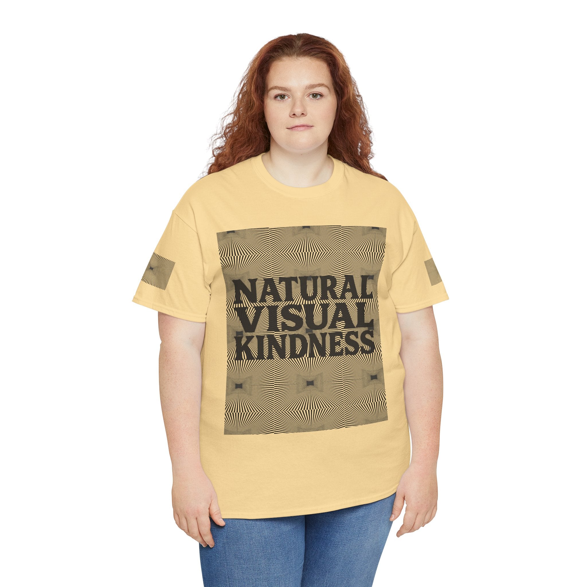 NVK NATURAL VISUAL KINDNESS TEE™ — Optical Art Graphic