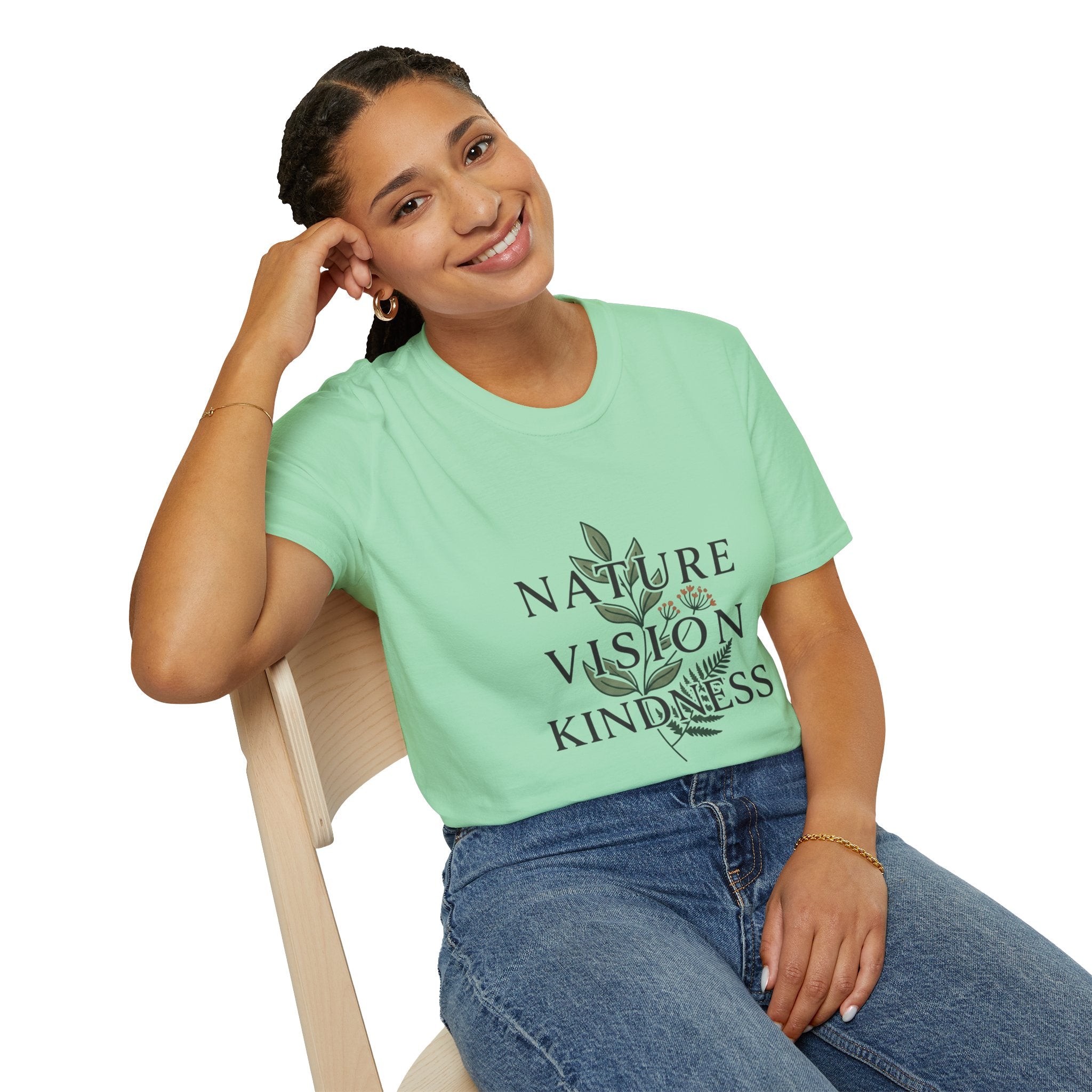 NVK NATURE VISION TEE™ — Botanical Graphic, Everyday Wear