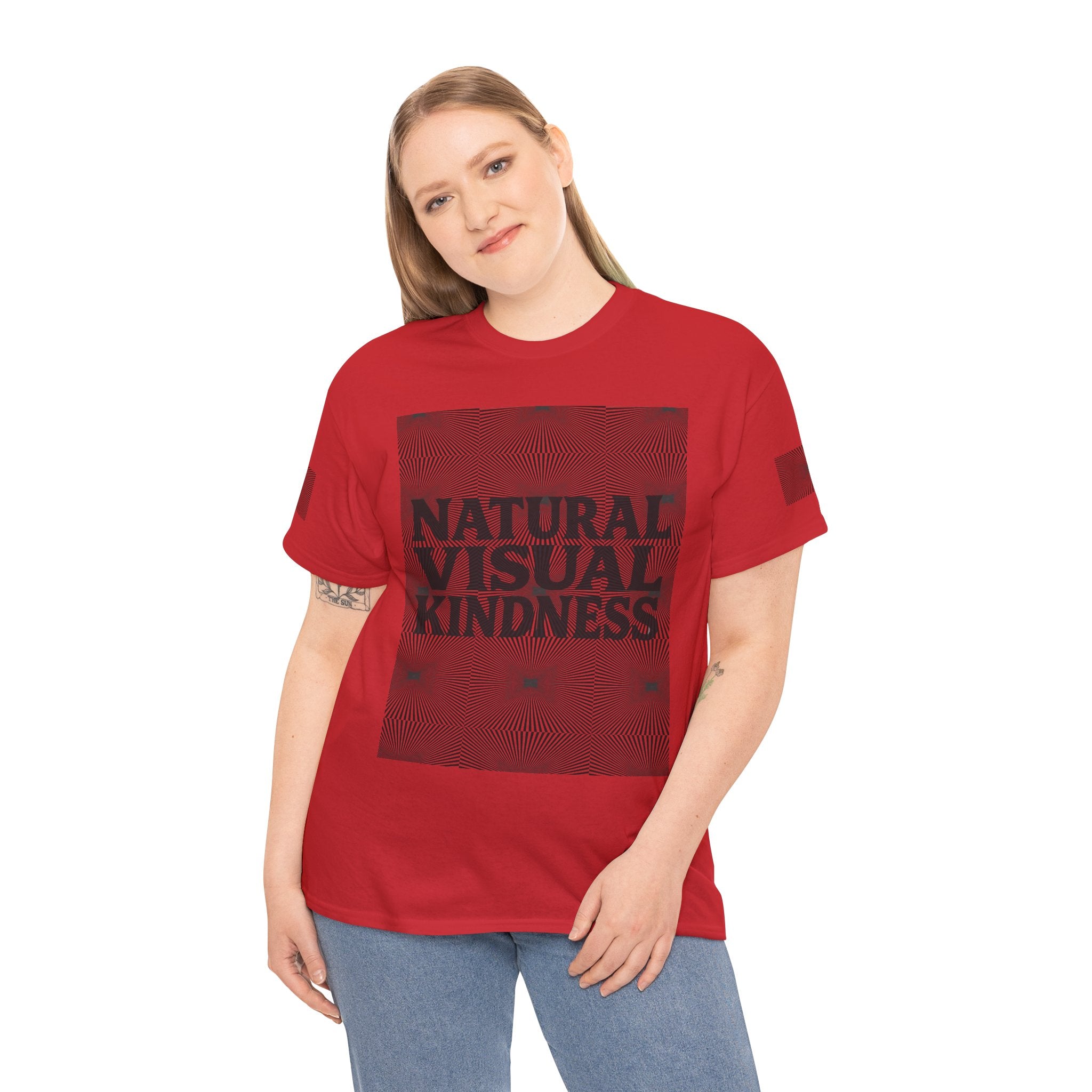 NVK NATURAL VISUAL KINDNESS TEE™ — Optical Art Graphic