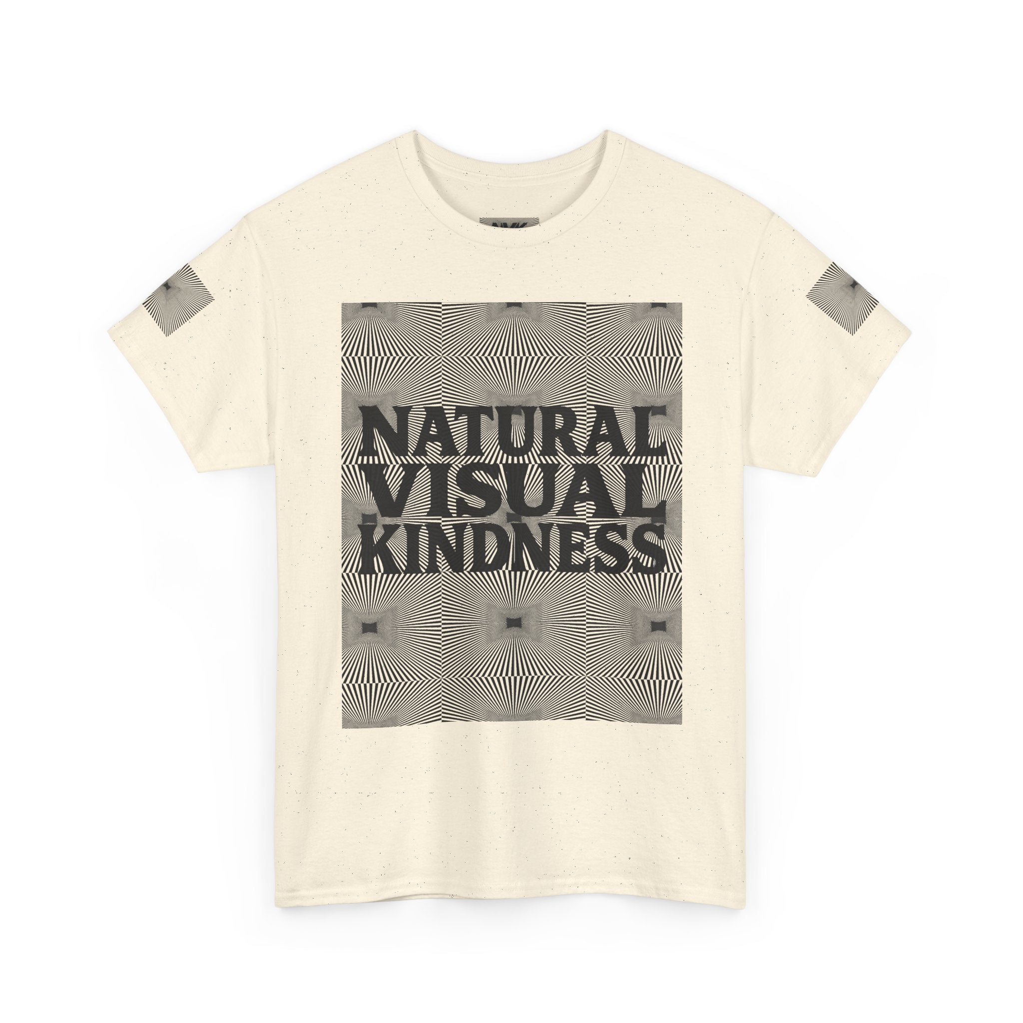 NVK NATURAL VISUAL KINDNESS TEE™ — Optical Art Graphic
