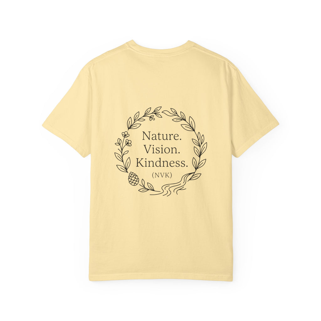 NVK NATURE VISION KINDNESS TEE™ — Floral Wreath Graphic