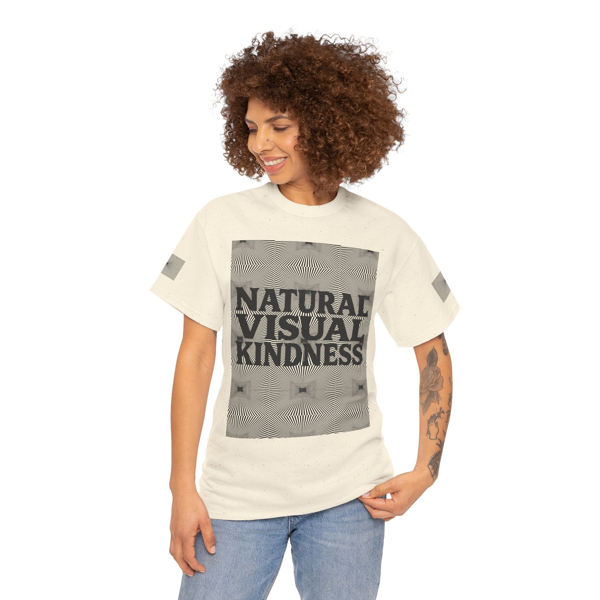 NVK NATURAL VISUAL KINDNESS TEE™ — Optical Art Graphic
