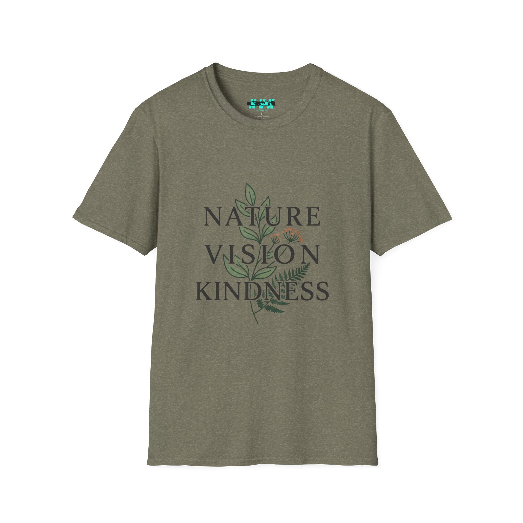 NVK NATURE VISION TEE™ — Botanical Graphic, Everyday Wear