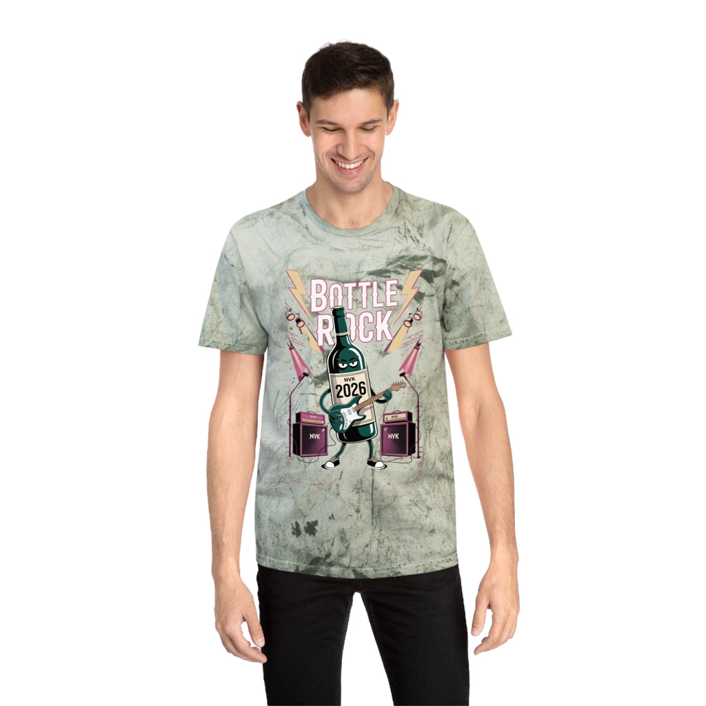 NVK BOTTLE ROCK TEE™ — Vintage Tie-Dye Graphic