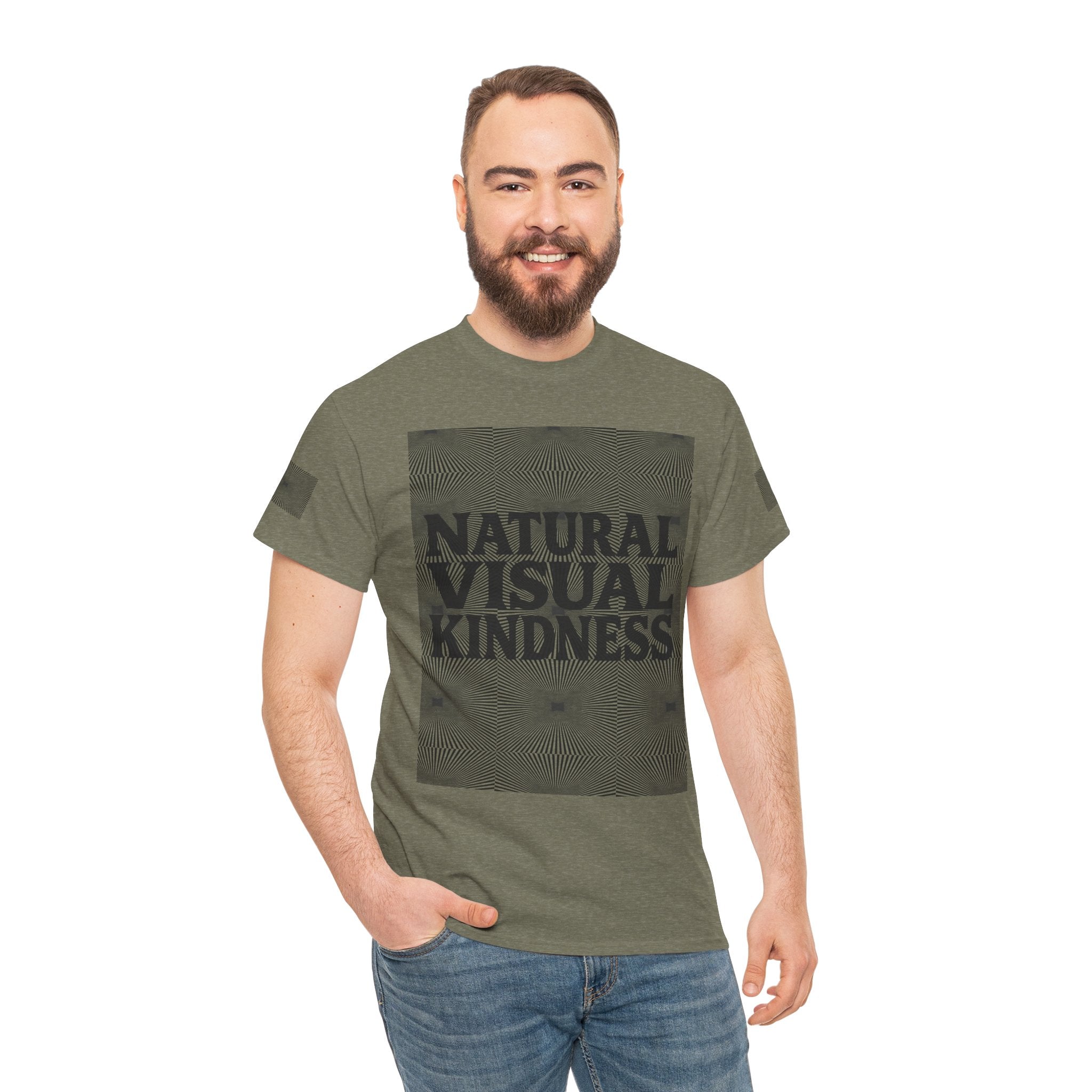 NVK NATURAL VISUAL KINDNESS TEE™ — Optical Art Graphic