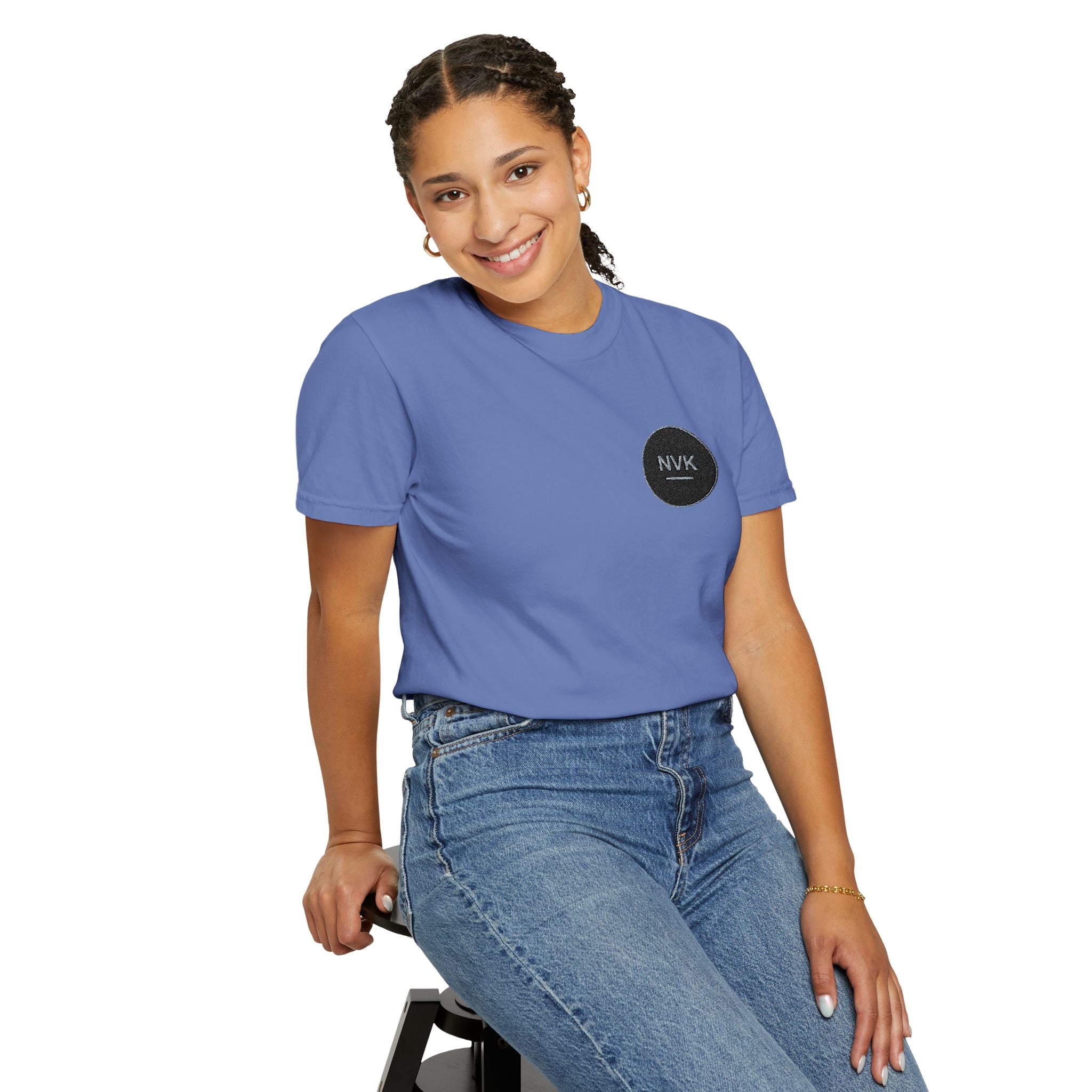 NVK MINIMAL LOGO TEE™ — Heavyweight Garment-Dyed Essential