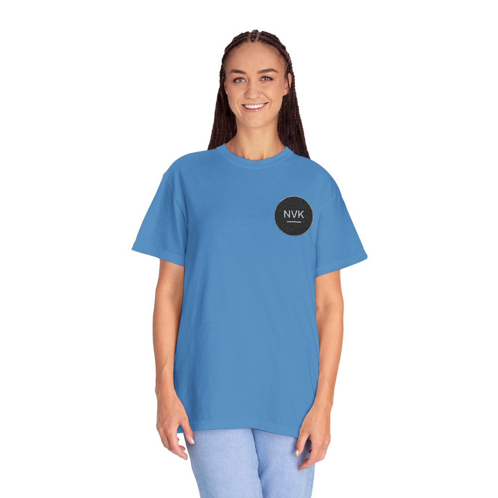 NVK MINIMAL LOGO TEE™ — Heavyweight Garment-Dyed Essential