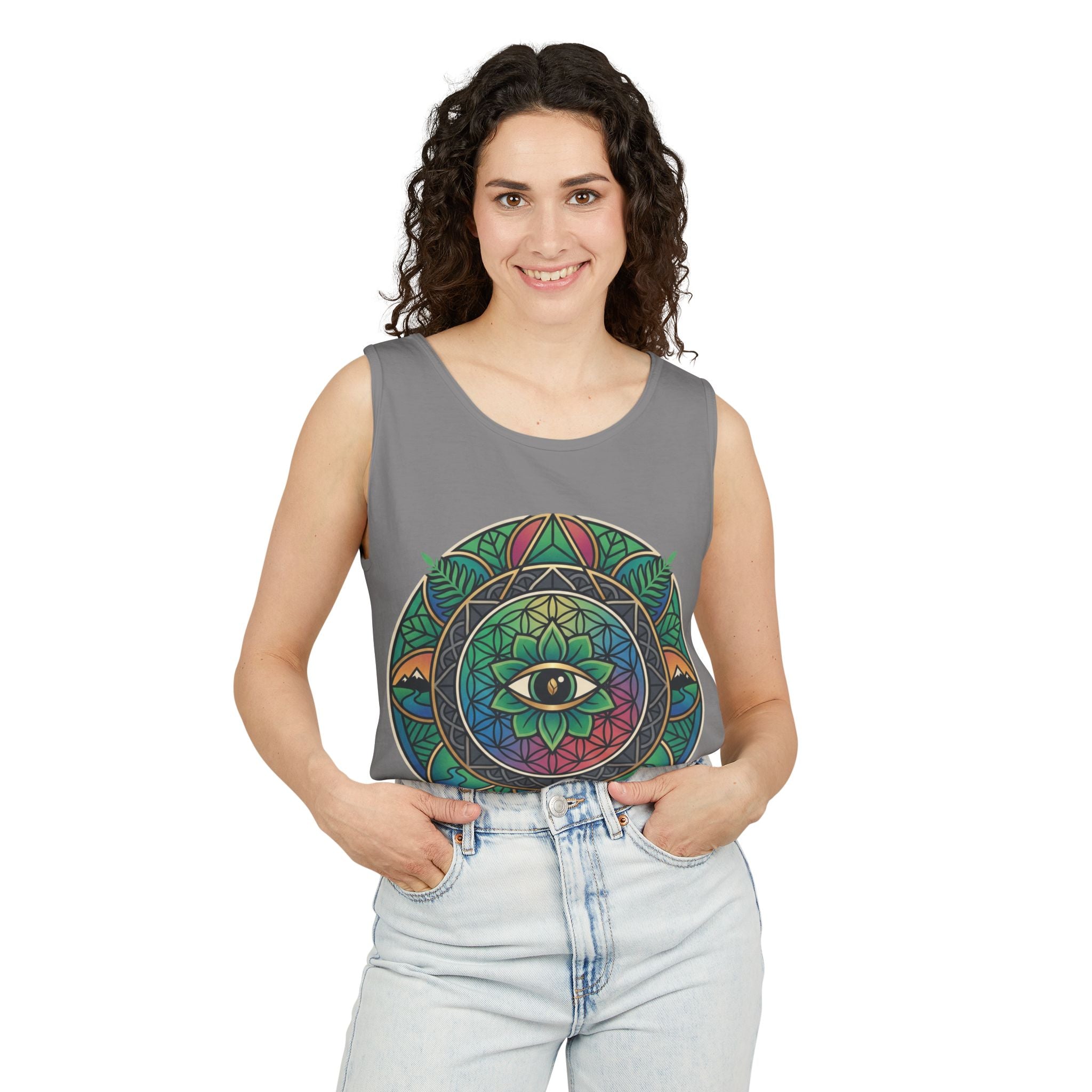 NVK MANDALA EYE TANK™ — Unisex Spiritual Graphic